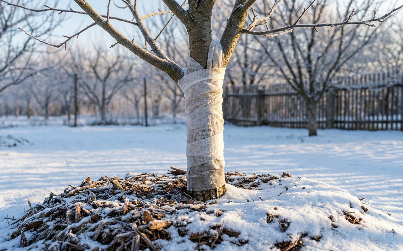 Як врятувати молодий сад від морозів: головні помилки та правильні методи
