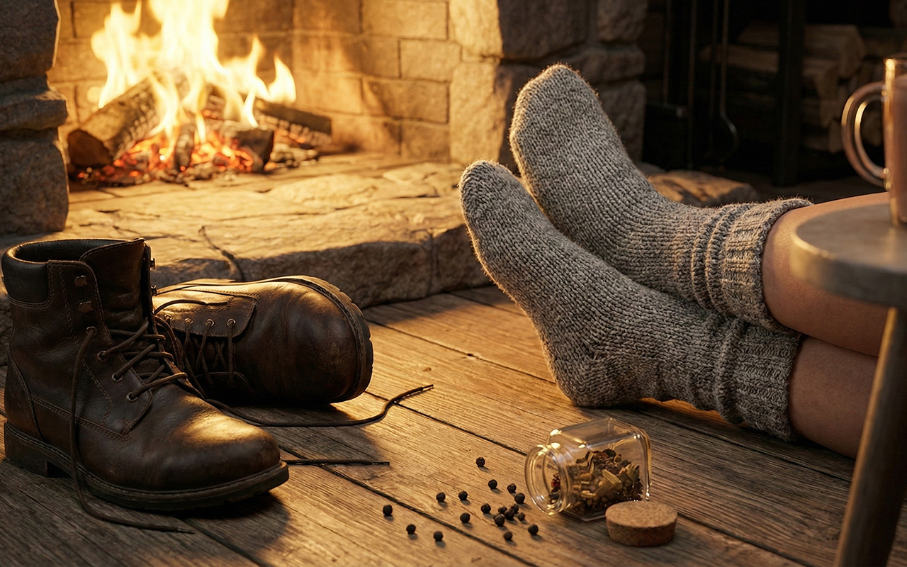 Мороз не пройде: старий народний метод з перцем, який реально зігріває ноги