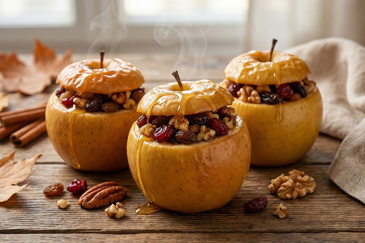 Запікаємо вітаміни: як приготувати ідеальні яблука з сухофруктами для всієї родини