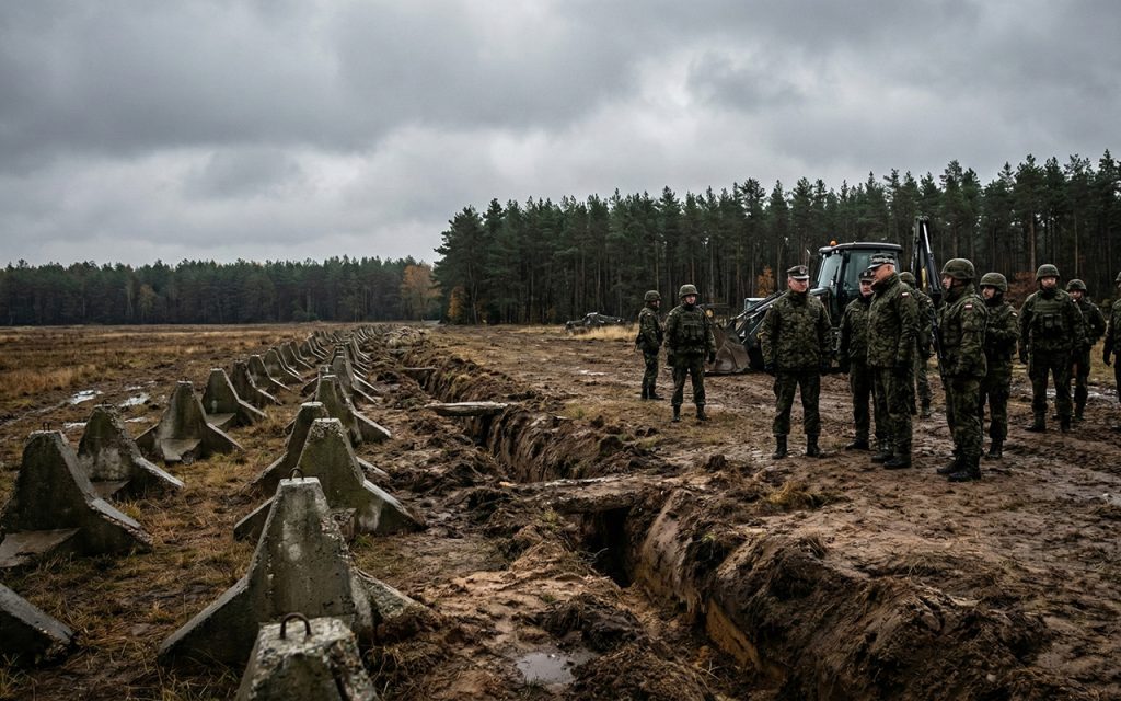 "Ми маємо бути готові": Туск показав перші кілометри "Східного щита" на кордоні з Росією