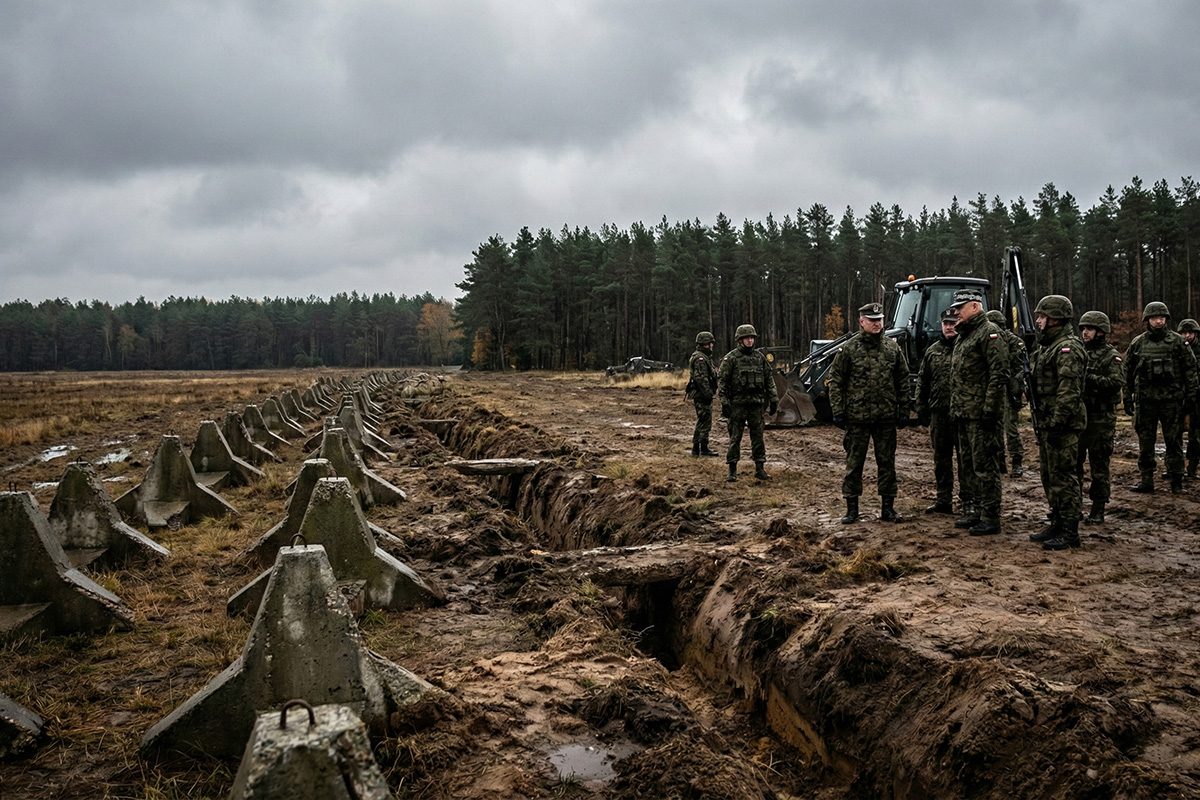 "Ми маємо бути готові": Туск показав перші кілометри "Східного щита" на кордоні з Росією