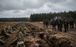 "Ми маємо бути готові": Туск показав перші кілометри "Східного щита" на кордоні з Росією