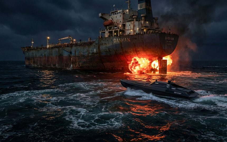 Полювання на «тіньовий флот»: СБУ та ВМС вивели з ладу черговий нафтовий танкер РФ