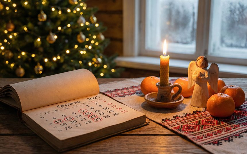 Календарний пазл грудня: кого і коли вітати з іменинами наприкінці 2025 року