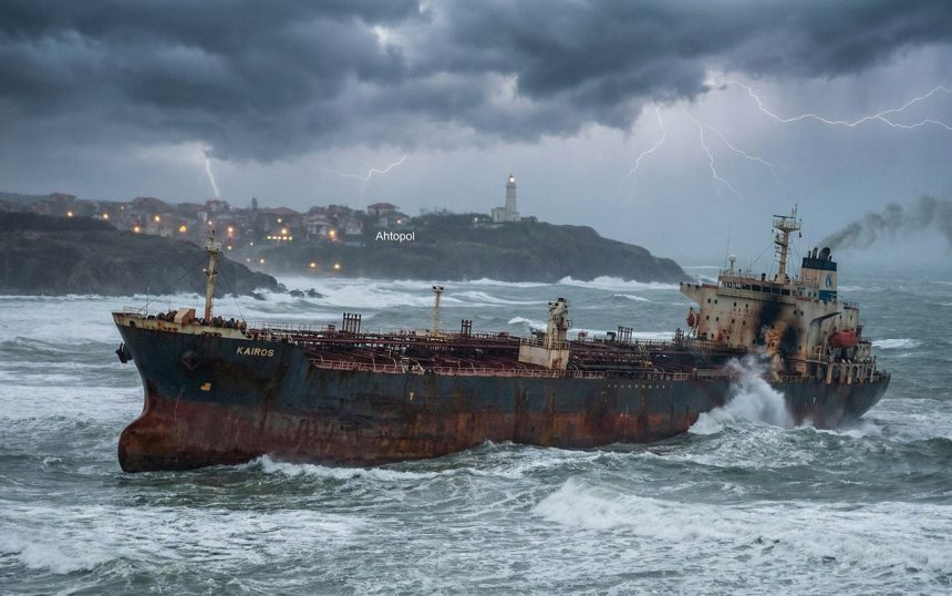 Вогняний привіт для «тіньового флоту»: чому підбитий танкер Kairos опинився біля берегів Болгарії