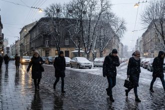 Зима показує характер: детальний прогноз похолодання та опадів в Україні