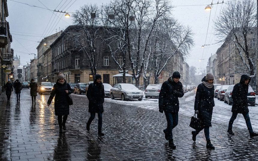 Зима показує характер: детальний прогноз похолодання та опадів в Україні
