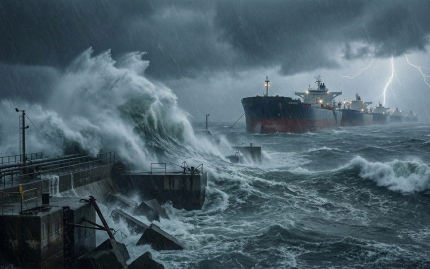 Бюджет РФ під тиском: як шторми та черги танкерів на морі послаблюють військову скарбницю Кремля