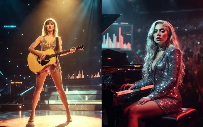 Титани індустрії: Чому Taylor Swift та Lady Gaga знову очолили список найвпливовіших у 2025 році