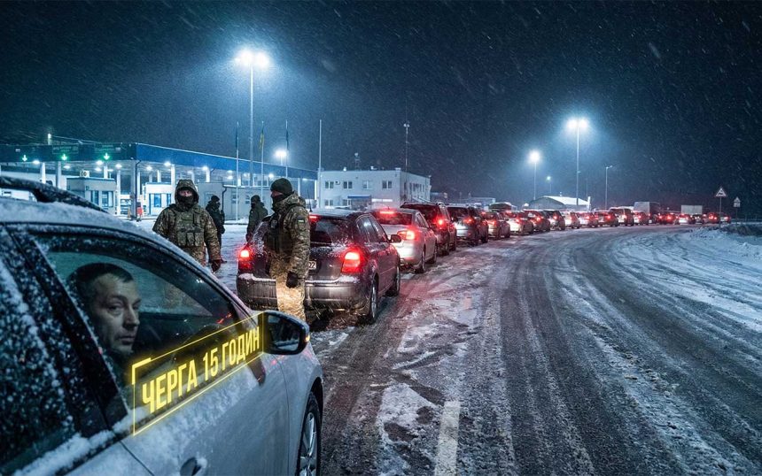 Втеча від холоду: на кордоні рекордні черги, а ДПСУ змінює алгоритм перевірки документів