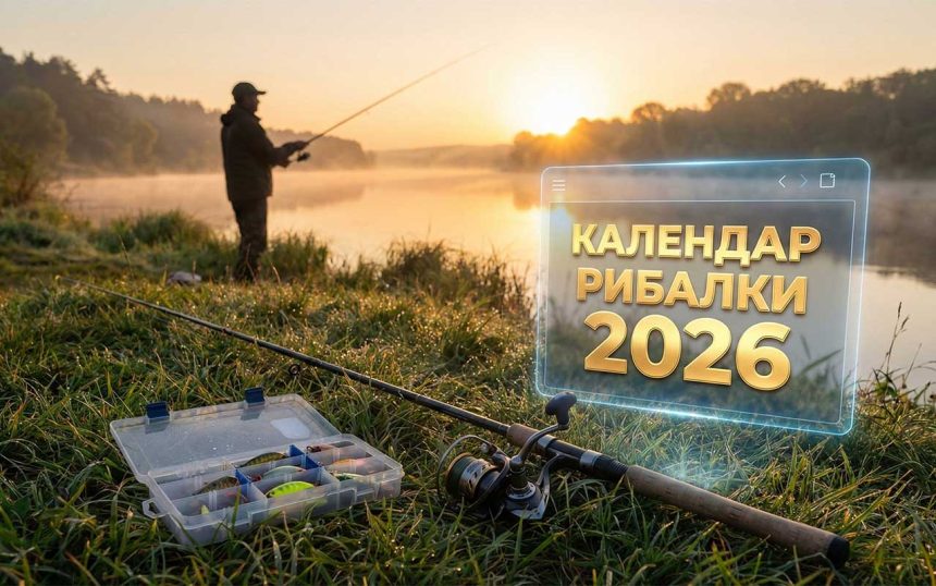 Трофейний рік: повний календар рибалки на 2026 рік та прогноз активності риби