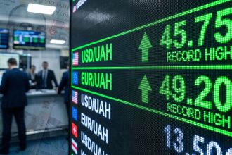 Гривня відступає: аналіз нових історичних рекордів курсу долара та євро 8 січня