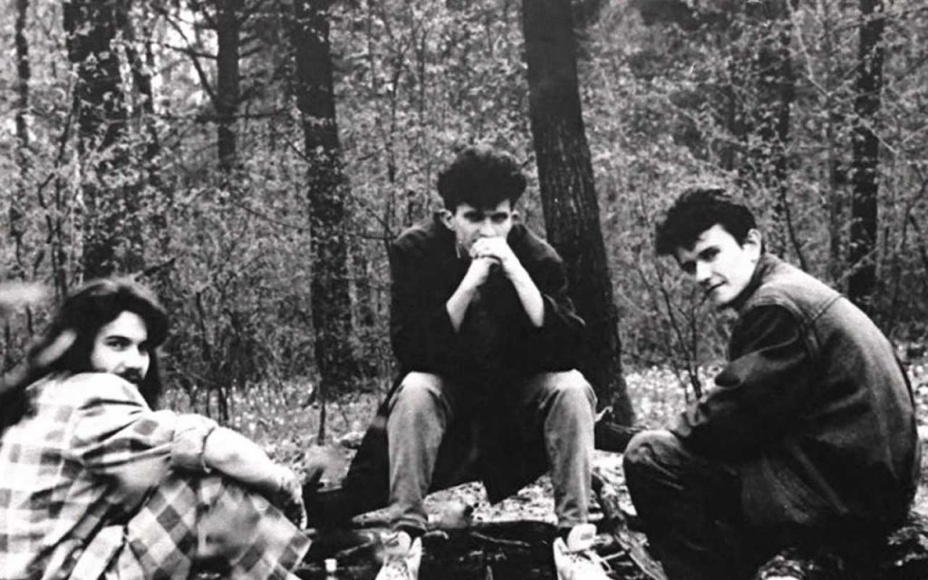 Андрій Кузьменко з іншими учасниками гурту. Фото: СЛУХ
