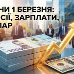 Масштабні зміни в Україні від 1 березня 2026 року: що буде з пенсіями, зарплатами та курсом валют