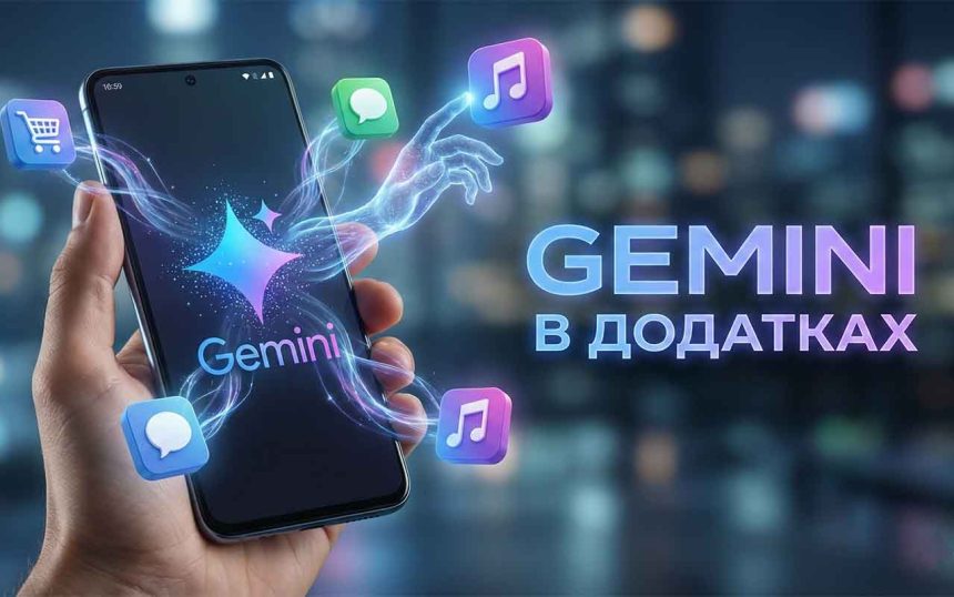 Google дає "руки" своєму інтелекту: Gemini навчиться самостійно керувати додатками на Android