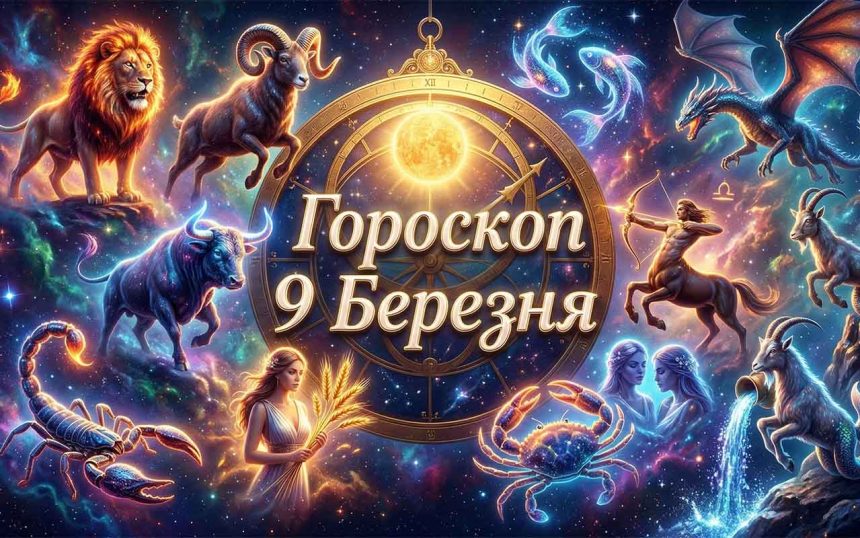 Гороскоп на 9 березня 2026 року: Глобальні трансформації та нові можливості для всіх знаків зодіаку