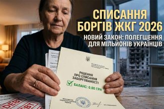 Списання боргів за комуналку в Україні 2026 року: як працює новий закон та кому анулюють платежі