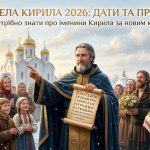 День ангела Кирила 2026: Коли святкувати за новим календарем, значення імені та найкращі привітання