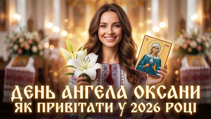 День ангела Оксани 2026: коли відзначати за новим календарем та як красиво привітати