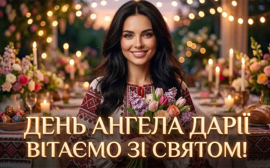 День ангела Дарії 2026: коли святкувати та як красиво привітати іменинницю