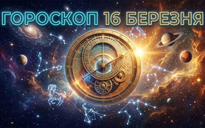 Великий астрологічний прогноз на 16 березня 2026 року: час рішучих дій та стратегічного планування