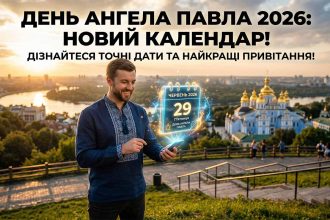 День ангела Павла 2026: головні дати за новим календарем, значення імені та щирі привітання