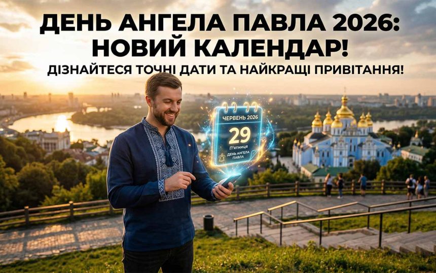 День ангела Павла 2026: головні дати за новим календарем, значення імені та щирі привітання