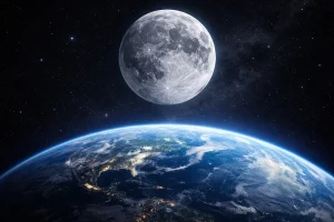 Місяць віддаляється від Землі: що це змінює для доби та океанів
