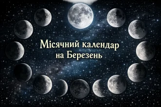 Повня 3 березня та молодик 19-го: місячний календар на березень 2026