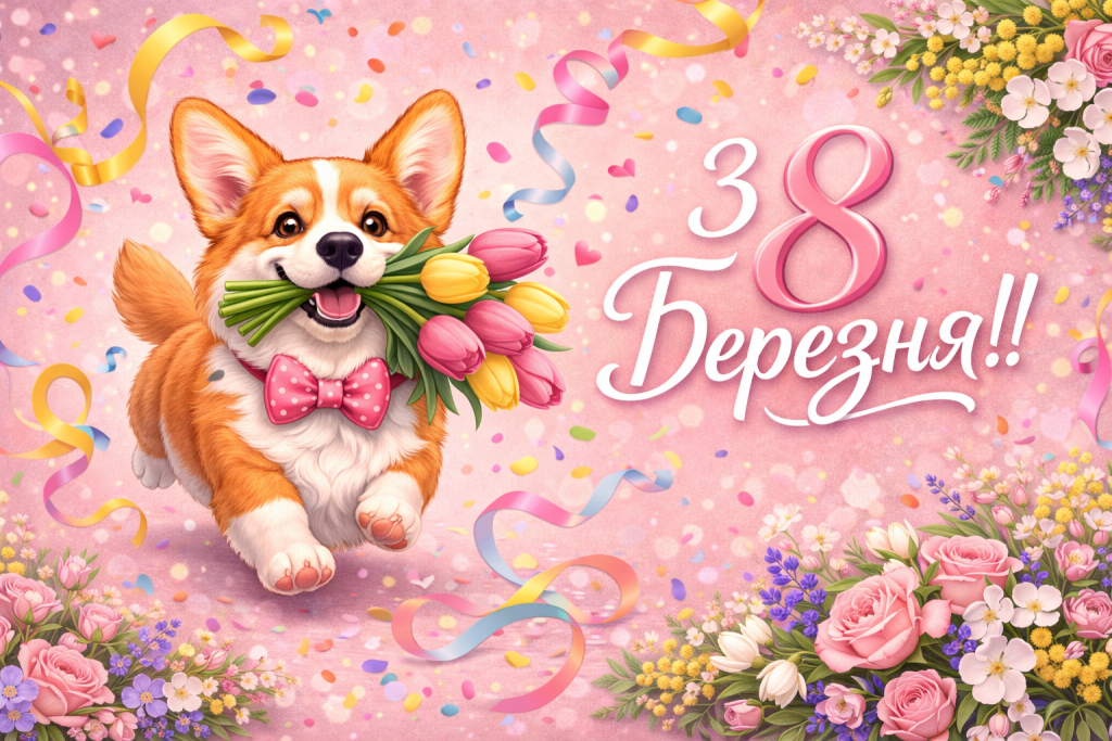 Прикольні привітання та картинки з 8 березня 2026 подрузі українською