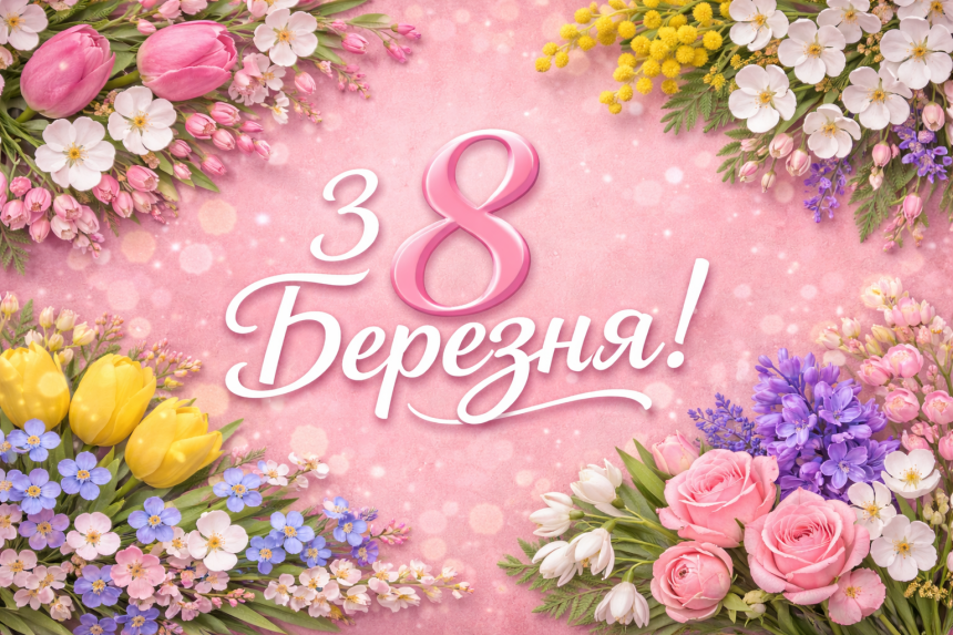 Прикольні привітання та картинки з 8 березня 2026 подрузі українською