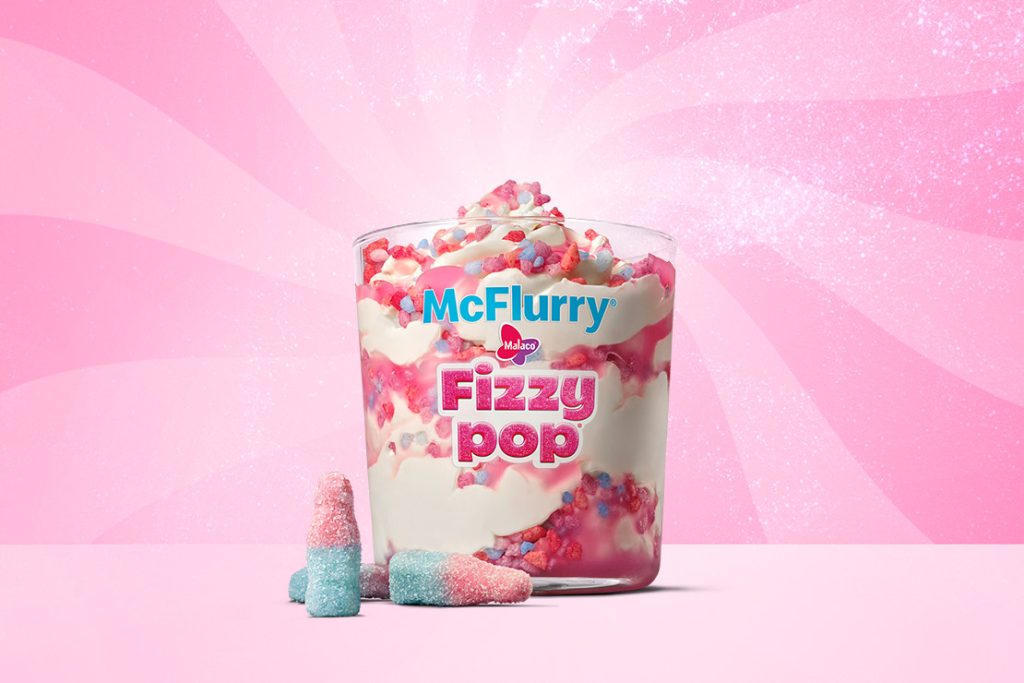 У Швеції McDonald’s випустив рожеве меню Pink Treats з McFlurry, рожевими фрі та Sakura Sprite