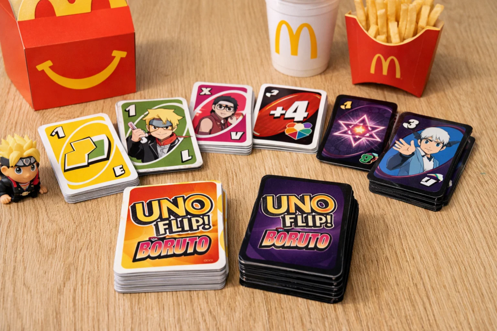 Як грати в UNO Flip Boruto від Happy Meal в Україні: правила, Sarada Chidori та де знайти у 2026