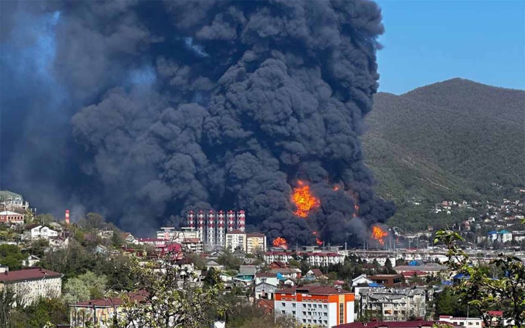 Знищення ворожих цілей: палаючий Туапсе та розбита Марківка