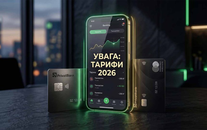 В кого є ПриватБанк: клієнтам доведеться заплатити від 240 грн за обслуговування картки