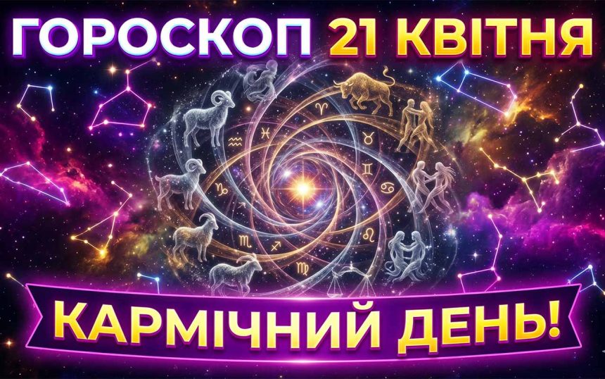 Гороскоп на 21 квітня 2026 року: які знаки зодіаку пройдуть кармічне випробування долі