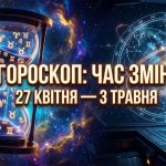 Злам епох та енергія оновлення: Великий гороскоп на тиждень 27 квітня – 3 травня 2026 року
