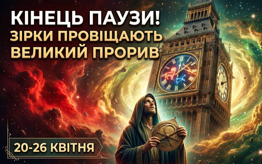 Тектонічні зсуви зодіаку: Гороскоп на тиждень 20-26 квітня 2026 року для всіх знаків