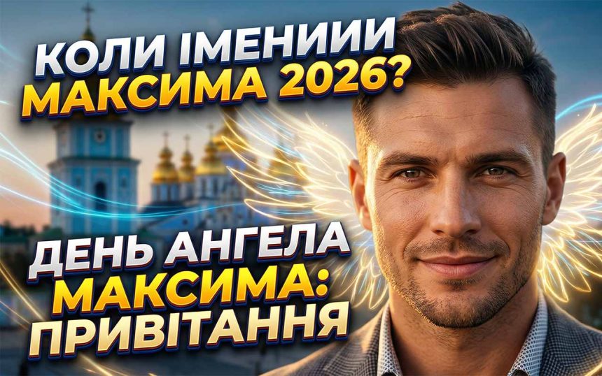 День ангела Максима 2026: Коли святкувати в Україні за новим календарем та як привітати