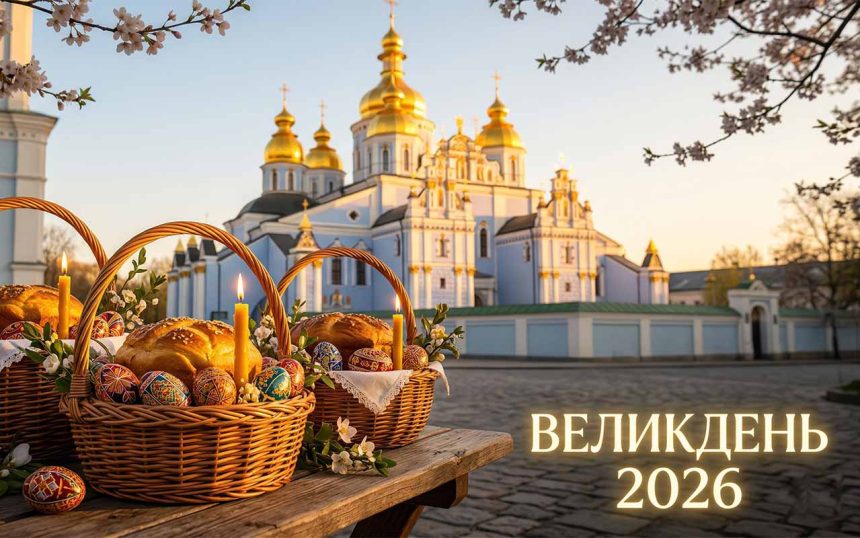 Великдень 2026 у Києві: головні храми для освячення пасок, святкові локації та найкращі привітання