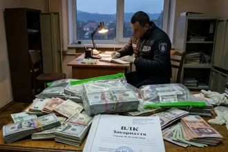 ДБР викрило масштабну схему: під час обшуків у голови ВЛК у Берегові на Закарпатті знайшли сотні тисяч доларів, фунти та форинти. Усі деталі резонансної справи.