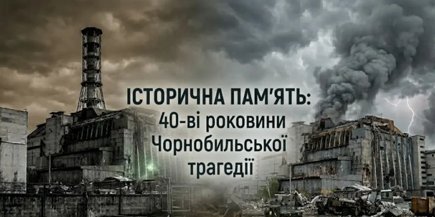 Техногенні катастрофи та історична пам'ять: 40-ві роковини Чорнобильської трагедії крізь призму сучасної війни