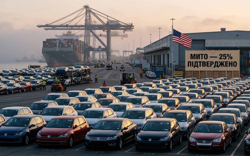 Трамп вводить 25% мита на європейські авто: геополітичний землетрус для автопрому