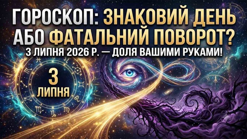 Гороскоп на 3 липня 2026 року: Астрологічний прогноз для всіх знаків зодіаку