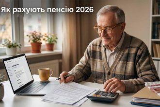 Пенсія 2026: як розраховується розмір (формула + приклад)