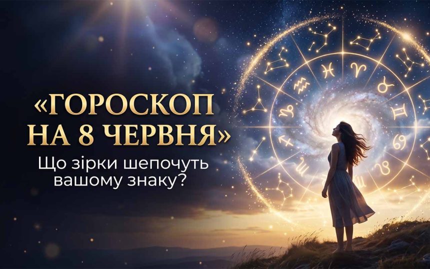 Гороскоп на 8 червня 2026: день, коли зірки шепочуть таємниці кожному знаку Зодіаку