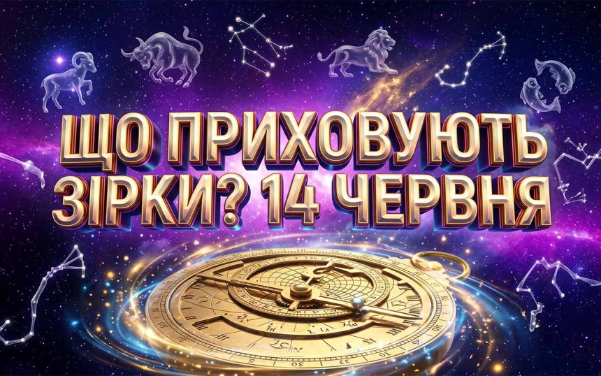 Гороскоп на 14 червня 2026: Транзити планет, що визначать ваш фінансовий та особистий успіх