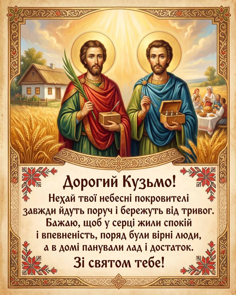 Коли святкувати День ангела Кузьми у 2026 році?