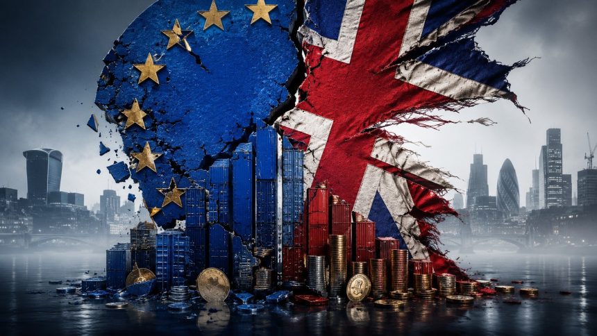 Brexit через 10 років: економіка Британії могла втратити 6–8%, торгівля та інвестиції ослабли. Які прогнози справдилися і чого цей досвід навчає світ.