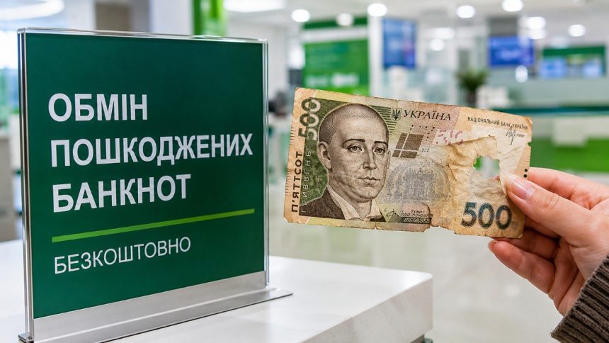 НБУ пояснив, як безкоштовно обміняти пошкоджені гривні: куди звертатися, які документи подати, чому не можна роз’єднувати купюри та коли повернуть повну номінальну вартість банкнот. після експертизи.
